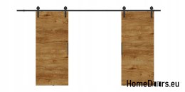 Drzwi przesuwne 148 naścienne ALFA LOFT 01 Lefkas 74 + system przesuwny