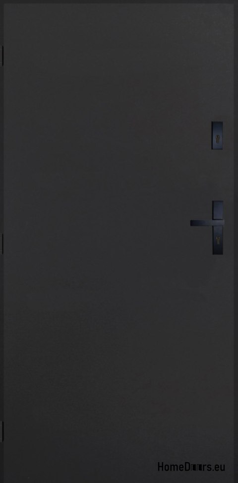 Drzwi Zewnętrzne PANTOR PRAGA Lewe 90 Antracyt Grube 72mm Ciepłe