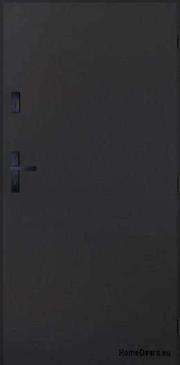 Drzwi Zewnętrzne PANTOR PRAGA Prawe 90 Antracyt Grube 72mm Ciepłe