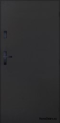 Drzwi Zewnętrzne PANTOR PRAGA RC2 Prawe 90 Antracyt Grube 72mm Ciepłe