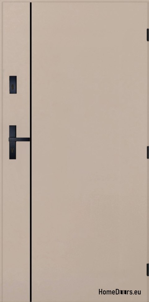 Drzwi Zewnętrzne PANTOR WILANÓW Prawe 90 Kaszmir Grube 72mm Ciepłe