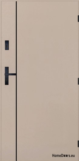 Drzwi Zewnętrzne PANTOR WILANÓW RC2 Prawe 80 Kaszmir Grube 72mm Ciepłe