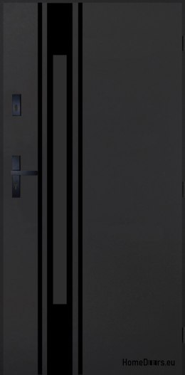 Drzwi Zewnętrzne PANTOR MARS 10 Prawe 80 Antracyt Grube 72mm Ciepłe