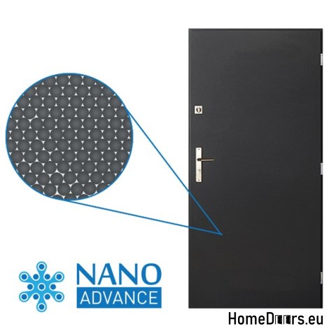 Drzwi Zewnętrzne PANTOR MARS 10 Prawe 80 Złoty Dąb Grube 72mm Ciepłe