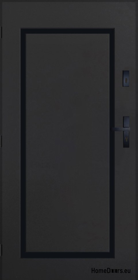 Drzwi Zewnętrzne PANTOR SYRIUS Lewe 90 Antracyt Grube 72mm Ciepłe