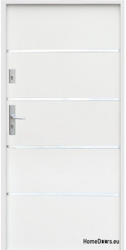 PORTES PLATES EXTÉRIEURES A25 ACIER à la taille