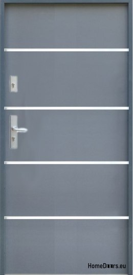 PORTES PLATES EXTÉRIEURES A25 ACIER à la taille