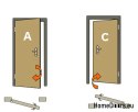 PORTES PLATES EXTÉRIEURES A25 ACIER à la taille