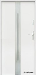 PORTE EXTÉRIEURE ANTHRACITE BLANC W18 80/90