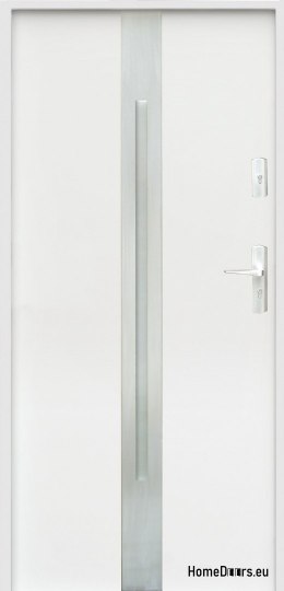 PORTE EXTÉRIEURE ANTHRACITE BLANC W18 80/90